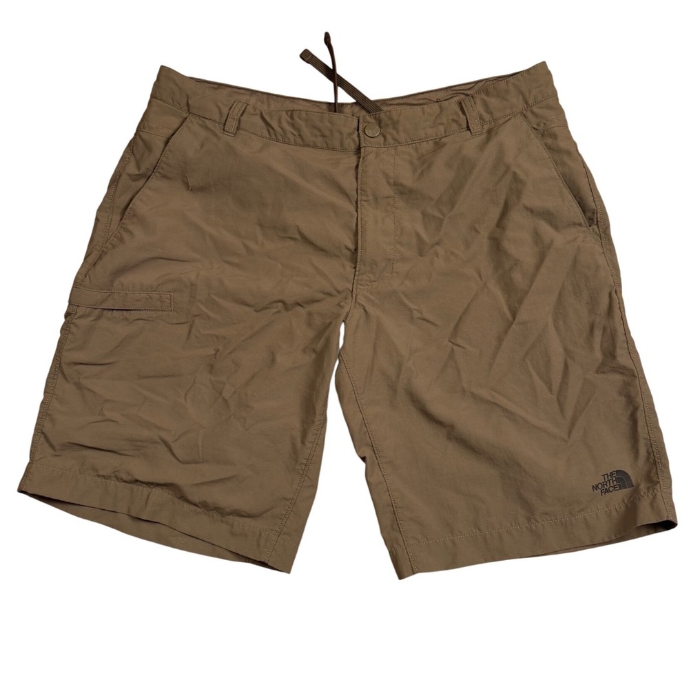 The North Face Mens Brown Hiking‎ Cargo Shorts Sz 38 Regular Internal Drawstring